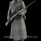 Сборная миниатюра из смолы Пехотинец №1 54мм Shot Mini (IRA-1-1-54) (IRA-1-1-54)
