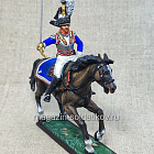 Миниатюра из олова Старший офицер кирасирского подка, Франция 1809-12 гг, 54 мм, Студия Большой полк (ИЛ2404.12.03.54) (ИЛ2404.12.03.54)