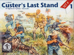 Солдатики из пластика АР 047 Custer (1:32) Waterloo