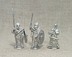 Сборные фигуры из металла Англо-саксы. Командная группа (3 фигуры), 28 мм STP-miniatures - фото