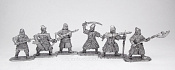 4107 Пешие ратники - стрельцы Ивана Грозного, XVI век (пьютер) 40 мм, Три богатыря