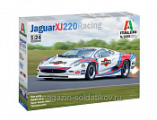 Сборная модель из пластика ИТ Автомобиль Jaguar XJ 220 RACING (1/24) Italeri - фото