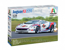 Сборная модель из пластика ИТ Автомобиль Jaguar XJ 220 RACING (1/24) Italeri (3669) (3669)
