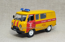 УАЗ-3909 Аварийная газовая служба, Автомобиль на службе №04, 1:43, DeAgostini (307-186) (307-186)