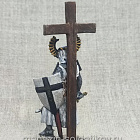 Миниатюра из олова DEUS Vult! Тевтонский рыцарь с крестом , 54 мм, Студия Большой полк (ИЛ1346.07.01.54) (ИЛ1346.07.01.54)