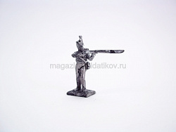 Солдатики из металла Английский стрелок, стреляющий стоя, Магазин Солдатики (Prince August)