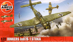 Сборная модель из пластика А Самолет Junkers JU87 B-1 (1/72) Airfix (3087) (3087)