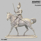 Сборная миниатюра из смолы Конный кирасир, 1630 г. 75 мм, Аванпост (75009) (75009)