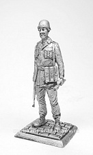 Миниатюра из олова 269 РТ Сапер Африканского корпуса, 54 мм, Ратник - фото