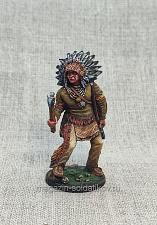 Миниатюра из олова На тропе войны, 54 мм, Студия Большой полк - фото