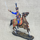 Миниатюра из олова Полковник 9-го гусарского полка, Франция 1810 г., 54 мм, Студия Большой полк (ИЛ2765.12.03.54) (ИЛ2765.12.03.54)