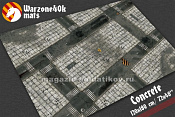 Concrete, игровое покрытие 183x122 см, Warzone40K