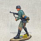 Миниатюра из олова Германский автоматчик 1943-45 гг., 54 мм (ИЛ1963.14.03.54) (ИЛ1963.14.03.54 )