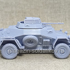 Немецкий лёгкий бронеавтомобиль Sd.Kfz. 222 1/56 3Д Корнукопия (552-027) (552-027)