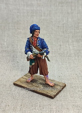 Миниатюра из олова Пират с мушкетоном, 54 мм Студия Большой полк - фото