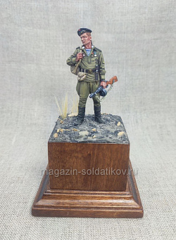 Краснофлотец, морская пехота, 1944-45 гг., СССР, подставка (MS001) (MS001 )