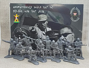 Солдатики из пластика Набор солдатиков №47 «Армия Египта (серый, 12 шт)» 1/32 Инженеръ Басевичъ - фото