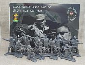 Солдатики из пластика Набор солдатиков №47 «Армия Египта (серый, 12 шт)» 1/32 Инженеръ Басевичъ - фото