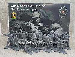Солдатики из пластика Набор солдатиков №47 «Армия Египта (серый, 12 шт)» 1/32 Инженеръ Басевичъ