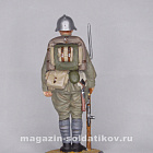 Миниатюра в росписи Красноармеец пехоты РККА, 1939-41 гг. СССР, 1:32, Сибирский партизан (СП151) (СП151)