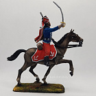 Миниатюра в росписи Корнет гусарского полка, 1780-90 гг, Россия, 54 мм (НФ0211.12.02.54) (НФ0211.12.02.54)