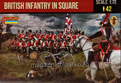 British Infantry in Square (1/72) Strelets - фото