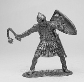 Миниатюра из олова Русский тяжеловооруженный пехотинец 14 век., 54 мм, Солдатики Публия - фото