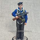 Миниатюра из олова Моряк-парашютист 1943-45 гг., 54 мм, Студия Большой полк (ИЛ2406.14.01.54) (ИЛ2406.14.01.54)