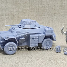 Немецкий лёгкий бронеавтомобиль Sd.Kfz. 222 1/56 3Д Корнукопия (552-027) (552-027)