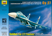 Сборная модель из пластика Самолет «Су-27» (1/72) Звезда - фото
