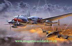 Сборная модель из пластика ИТ Самолет BF110G-4 Historicupgrade (1/72) Italeri (1314) (1314)