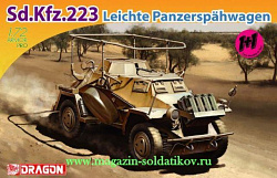 Сборная модель из пластика Д Sd.Kfz.223 Leichte Panzerspahwagen (Twin Pack) (1/72) Dragon