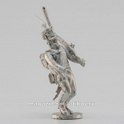 Сборная миниатюра из смолы Гренадёр, идущий, раненый, 28 мм, Аванпост - фото