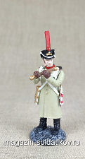 №139 - Флейтщик Новоингерманландского пехотного полка, 1812–1814 гг. - фото