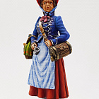 Миниатюра из олова Французская маркетанка, 1805-1815 гг, 54 мм, Студия Большой полк