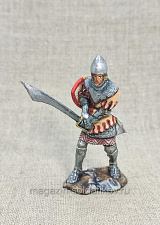 Миниатюра из олова Рыцарь Тевтонского ордена, Грюнвальд, 54 мм, Студия Большой полк - фото