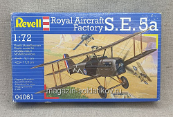 Британский истребитель Royal Aircraft Factory S.E. 5a 04061 Revell 1:72. (Q366-185) (Q366-185)