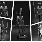 Сборная миниатюра из смолы Лучник элитных рот, Франция, XV век, 75 мм, TRILOKA MINIATURES (TLK-75-012) (TLK-75-012)
