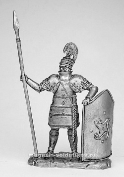 Миниатюра из металла Микенский воин, 1600 год до н.э. 54 мм Новый век