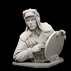 Бюст из смолы Командир танковой роты РККА, 1:10 Medieval Forge Miniatures (A-055) (A-055)
