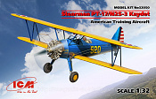 32050 Stearman PT-17/N2S-3 Kaydet , Американский учебный самоле (1:32), ICM			