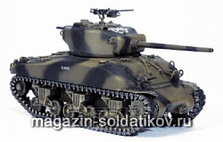 Масштабная модель в сборе и окраске Д Танк M4A1(76)W, 2nd Armored Div., France 1944 (1/72) Dragon (60293) (60293)
