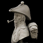 Бюст из смолы Soldat de la Revolution, 1:10 Medieval Forge Miniatures (A-004) (A-004)