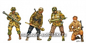 Солдатики из пластика ИТ Набор солдатиков «Пехота разных стран с противотанковым оружием (ВМВ)» (1/72) Italeri - фото