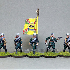 Фигурки из металла Русская гвардейская пехота #1 (24 шт) 28 мм АРЕС (RA-39) (RA-39)
