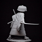 Сборная миниатюра из смолы Ронин, 54 мм, TRILOKA miniatures