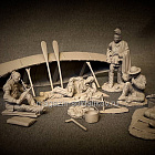 Сборная миниатюра из смолы Пикник, 54 мм, TRILOKA miniatures (TLK-54-029) (TLK-54-029)