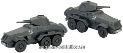 Сборная модель из пластика Sd Kfz 231 (6-rad) x 2 (15мм) Flames of War (GE320) (GE320)