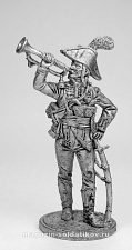 Миниатюра из олова Трубач полка дромадеров. Франция, 1801-1802 гг. EK Castings - фото