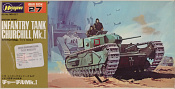 Infantry Tank Churchill Mk. I 1/72 Hasegawa - фото